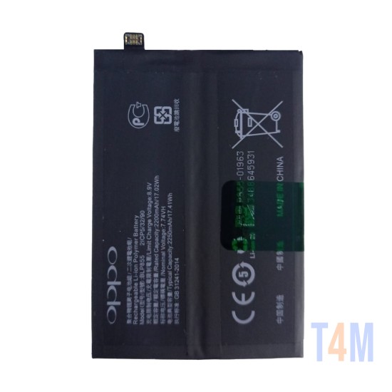 BATERIA OPPO RENO 6 PRO 5G 2021/CPH2249/OPREN6PBATB BLP855 4500MAH